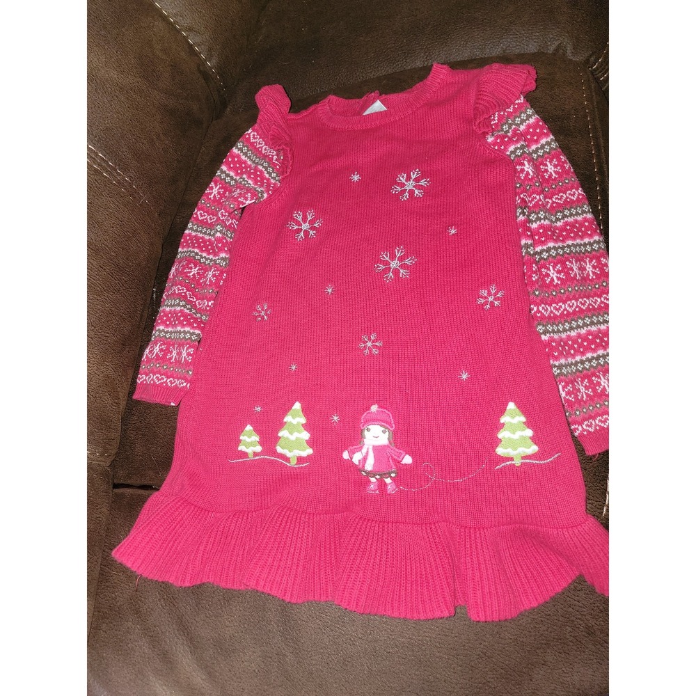 Gymboree winter cheer sweater dress size‎ 5t